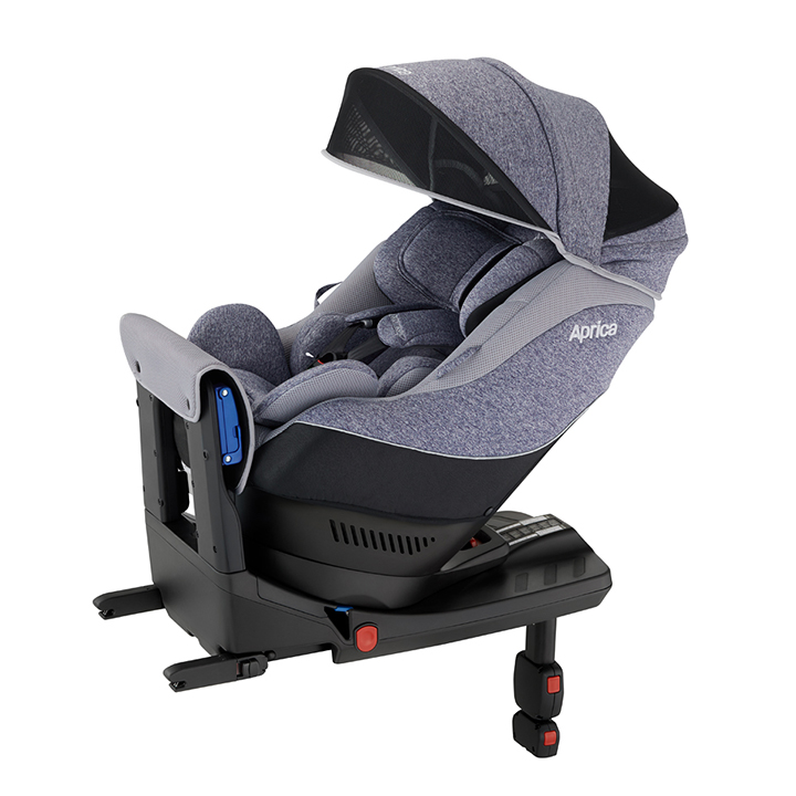 【美品】アップリカ チャイルドシート クルリラプレミアム isofix グレー