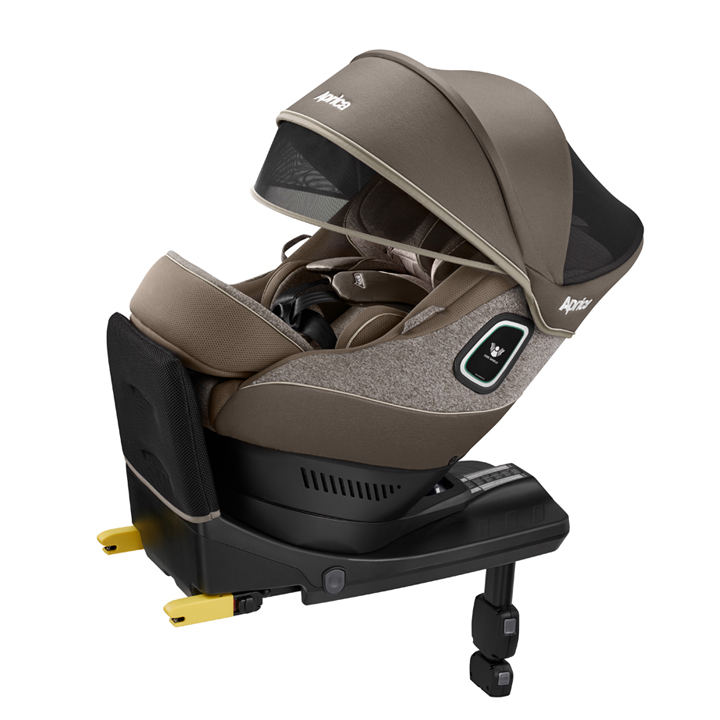 アップリカ クルリラ プラス ISOFIX 新生児　回転式チャイルドシート　美品