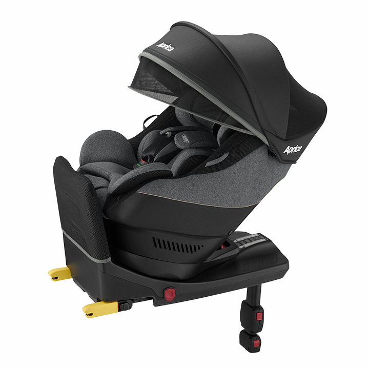 アップリカ　クルリラ　ISOFIX　チャイルドシート　回転式　ネイビー