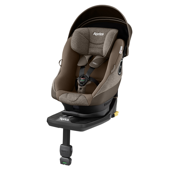 美品』アップリカチャイルドシート クルリラ isofix モアレレッド