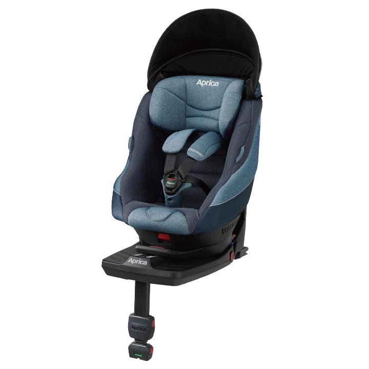 【美品】アップリカ チャイルドシート クルリラプレミアム isofix グレー