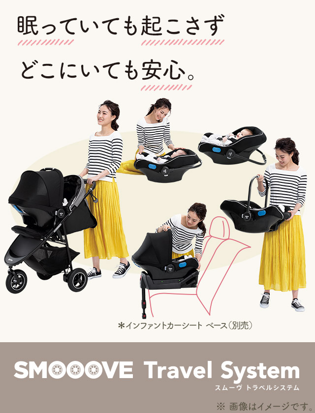 アップリカ スムーヴ チャイルドシート トラベルシステム Isofix-