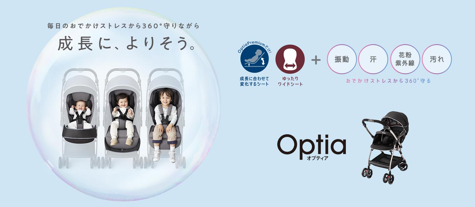 【美品】アップリカ optia AC