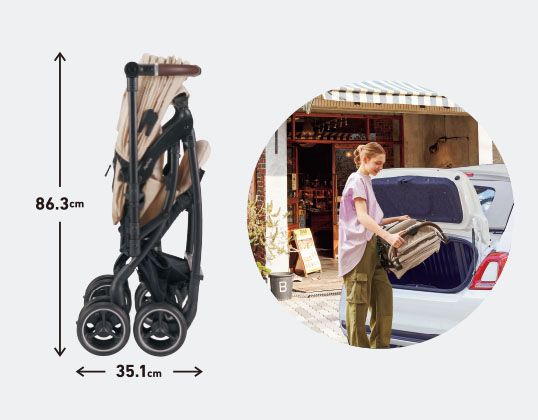 軽量コンパクト設計