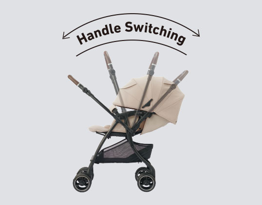 ハンドル切替両対面