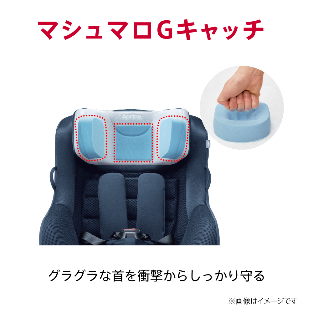 アップリカ チャイルドシート主要機能比較表